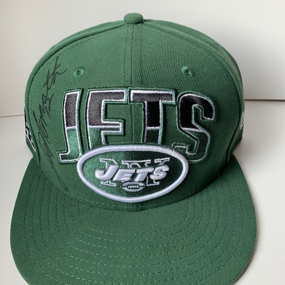 Joe Namath Signed Ny Jets Hat Fitted 